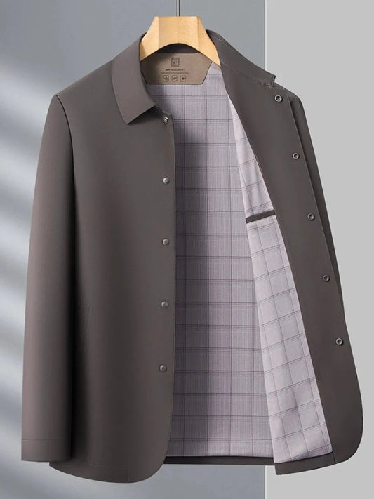 Men's Button Up Long Sleeve Blazer by Partner Labels