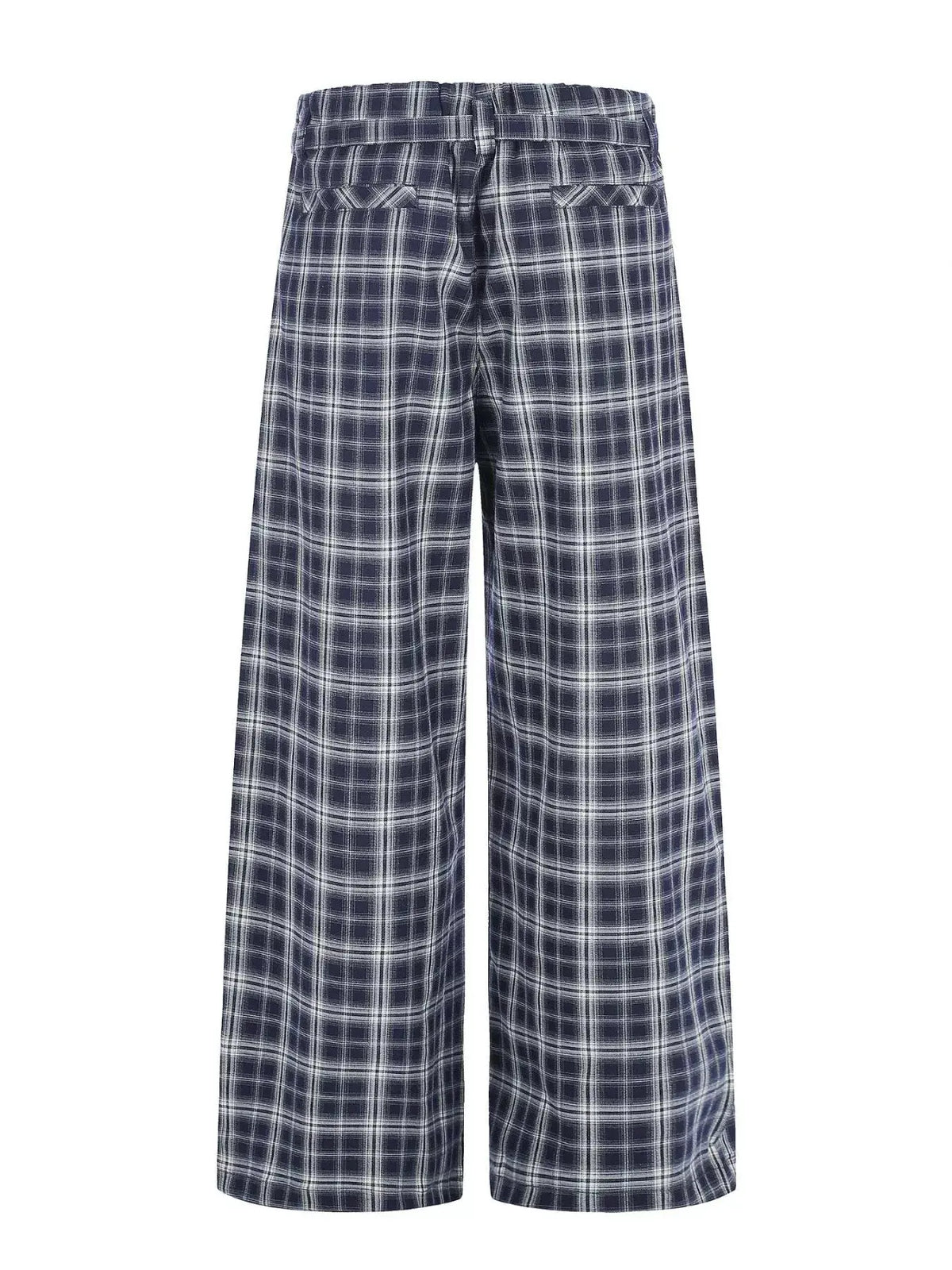 Men's Plaid Wide-Leg Pants by Trendsi