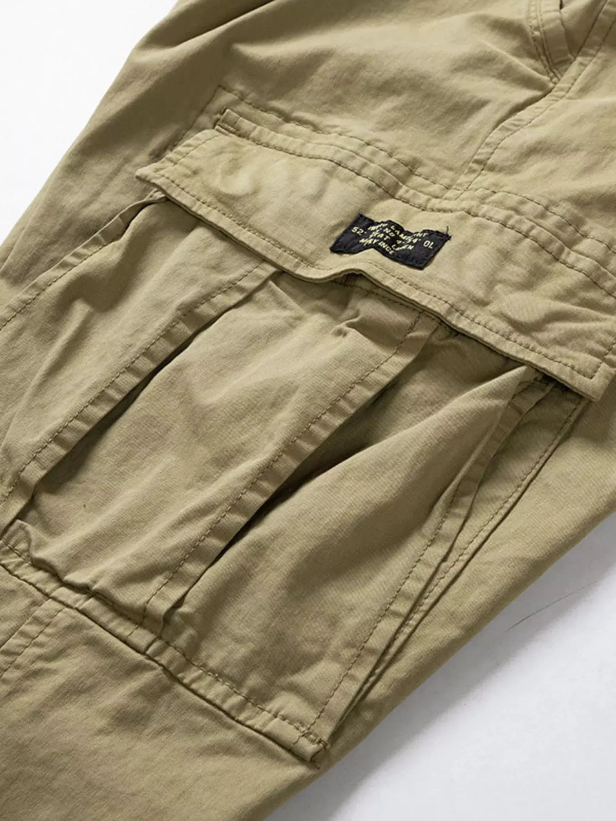 Men's Cargo Pants with Drawstring Waist by Trendsi