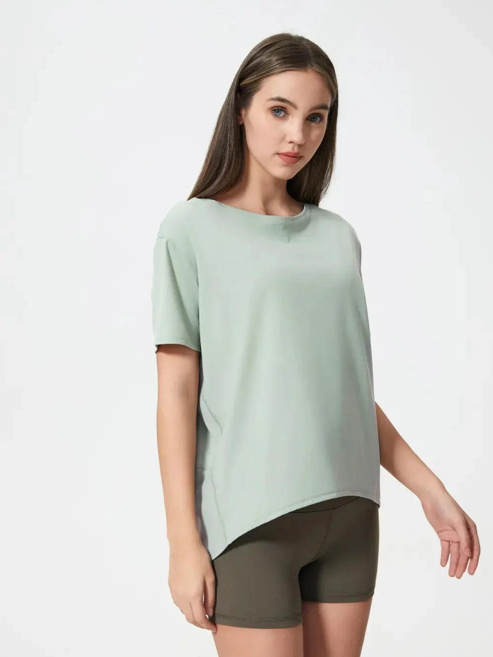 Millennia Round Neck Short Sleeve Active T-Shirt by Millennia
