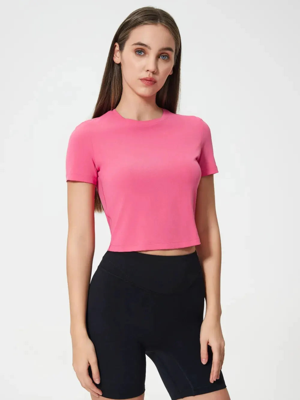 Millennia Round Neck Short Sleeve Active T-Shirt by Millennia