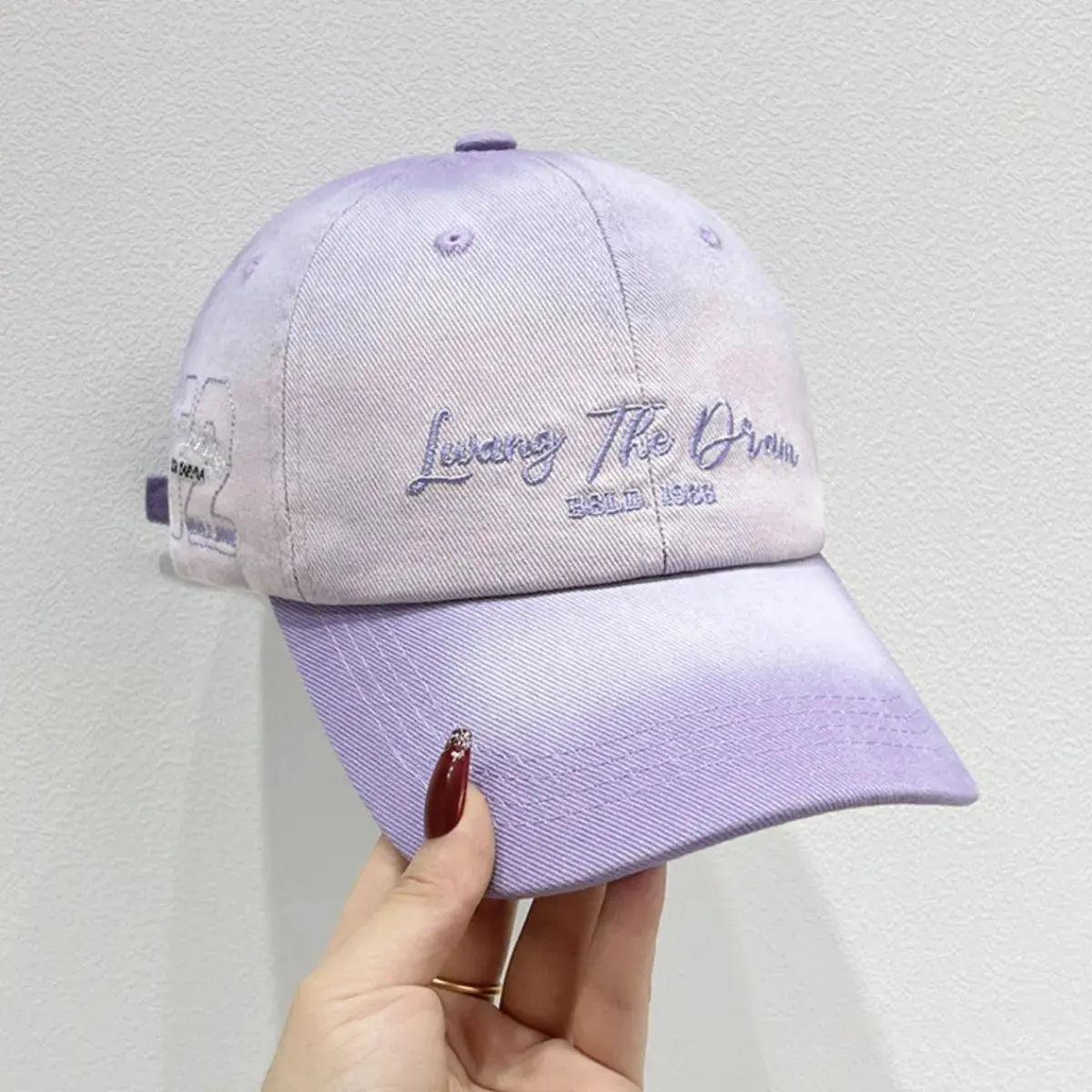 Embroidered Adjustable Cotton Baseball Cap by Partner Label