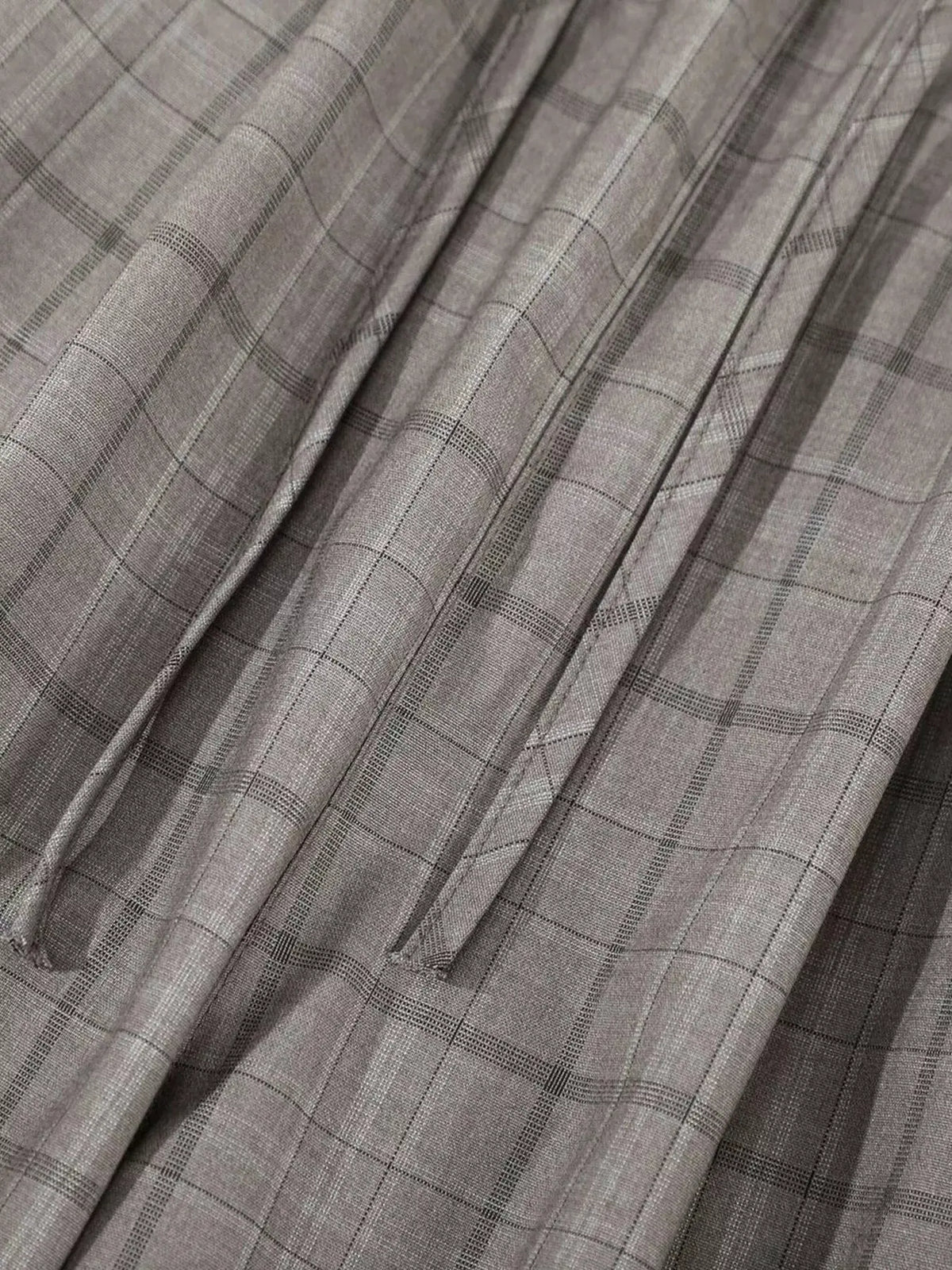 Men's Plaid Wide-Leg Pants by Trendsi