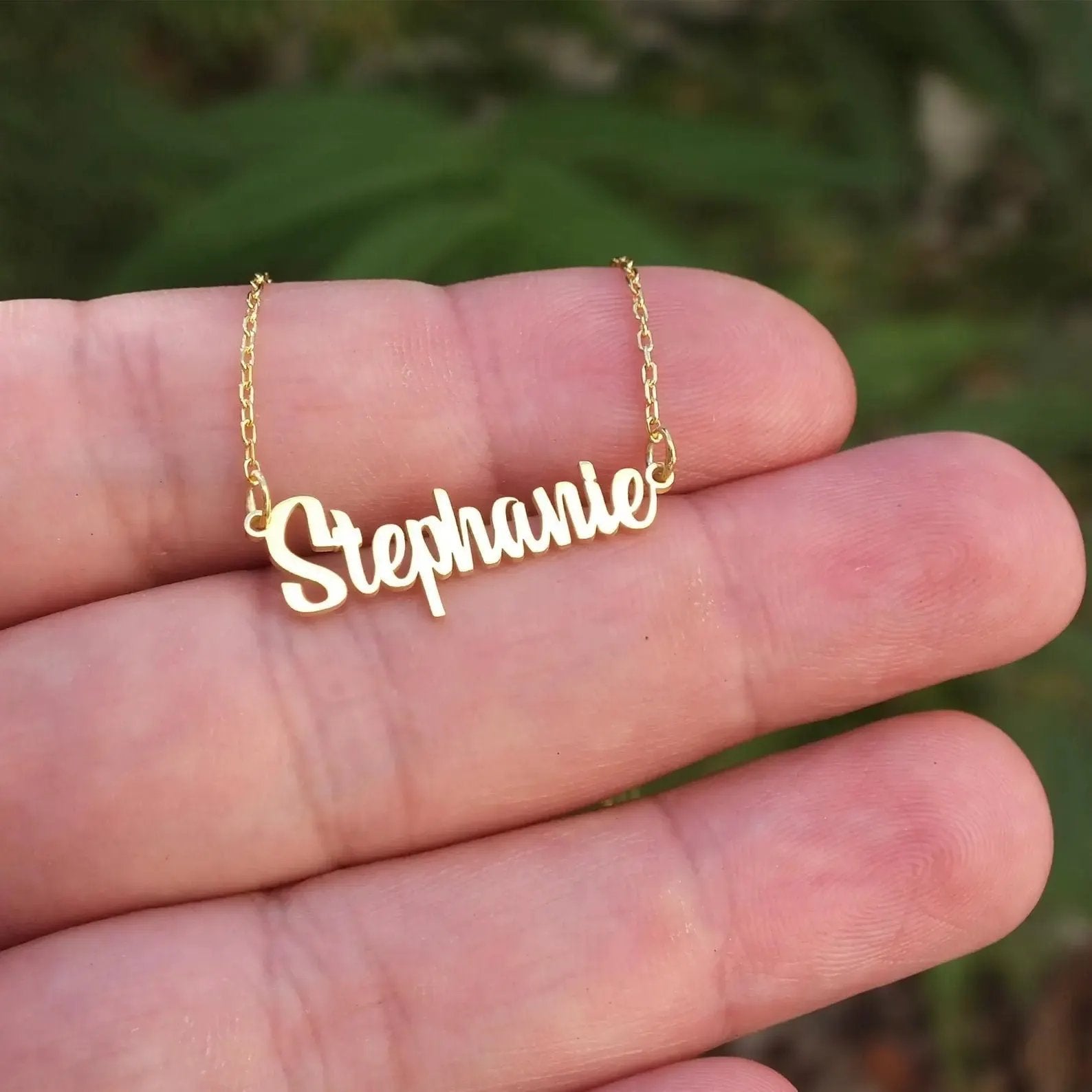 Name Necklace - personalized name necklace by Maiden-Art