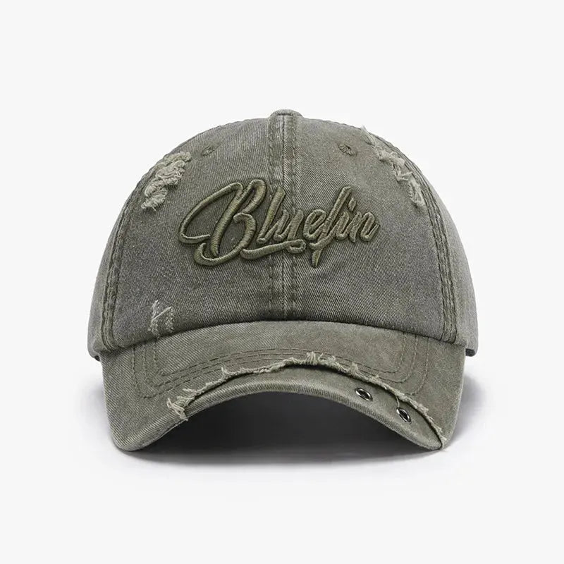 Embroidered Letter Cotton Baseball Cap by Partner Label