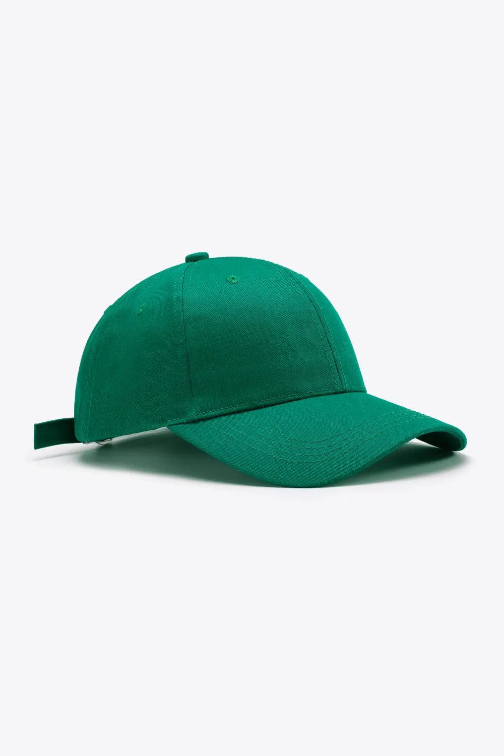 Plain Adjustable Cotton Baseball Cap by Partner Label