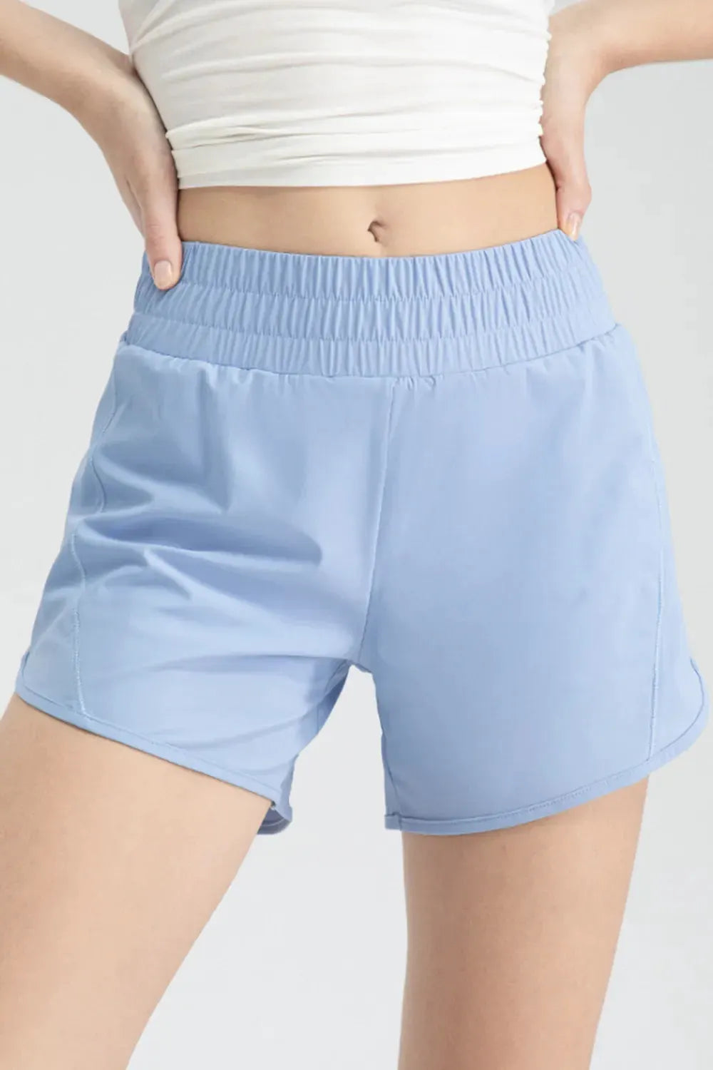 Elastic Waist Active Shorts by Partner Label