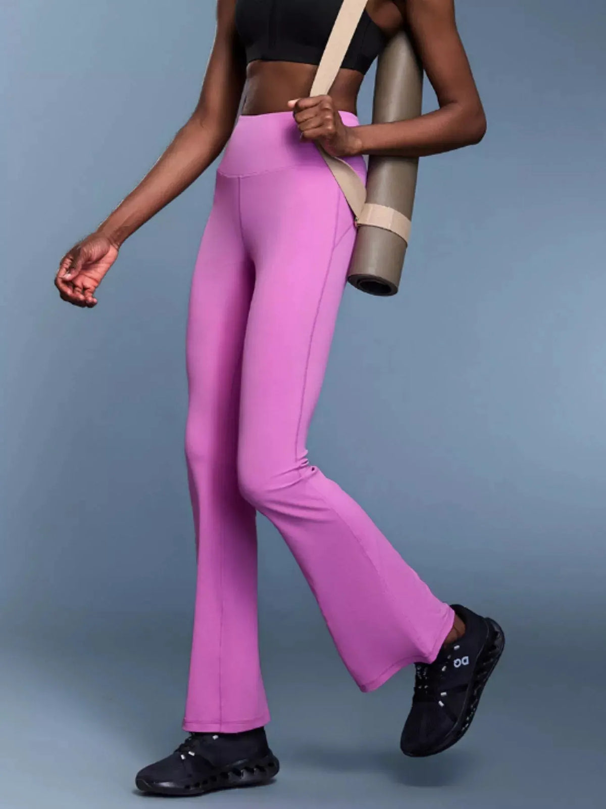 High-Waisted Flare Active Pants by Partner Label