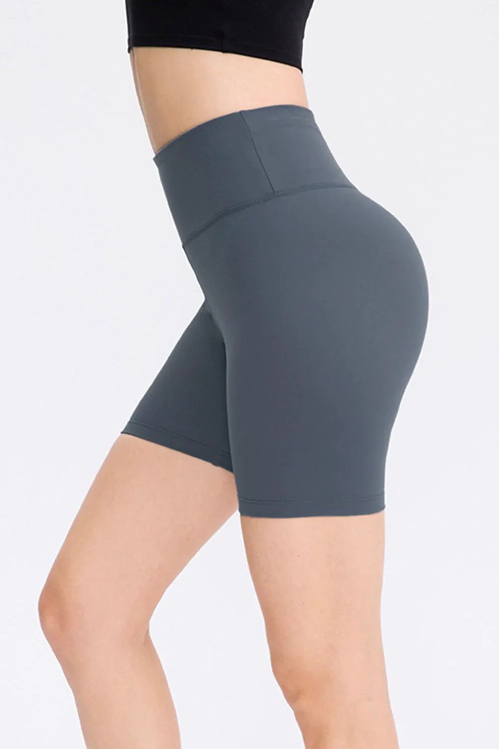 Wide Waistband Sports Shorts by Partner Label