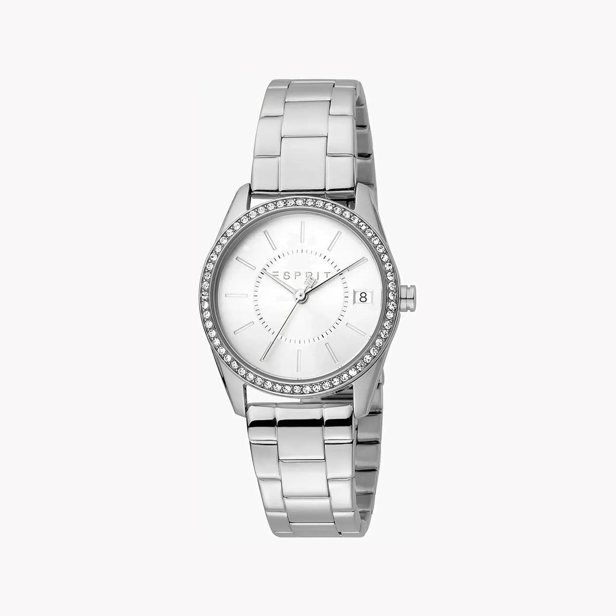 Esprit Women's Silver Stainless Steel Watch, Silver Dial | Es1l178m0025 by ESPRIT
