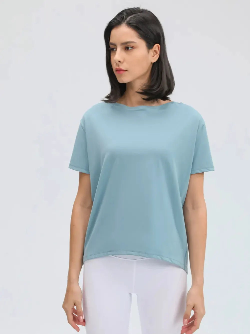 Millennia Round Neck Short Sleeve Active T-Shirt by Millennia