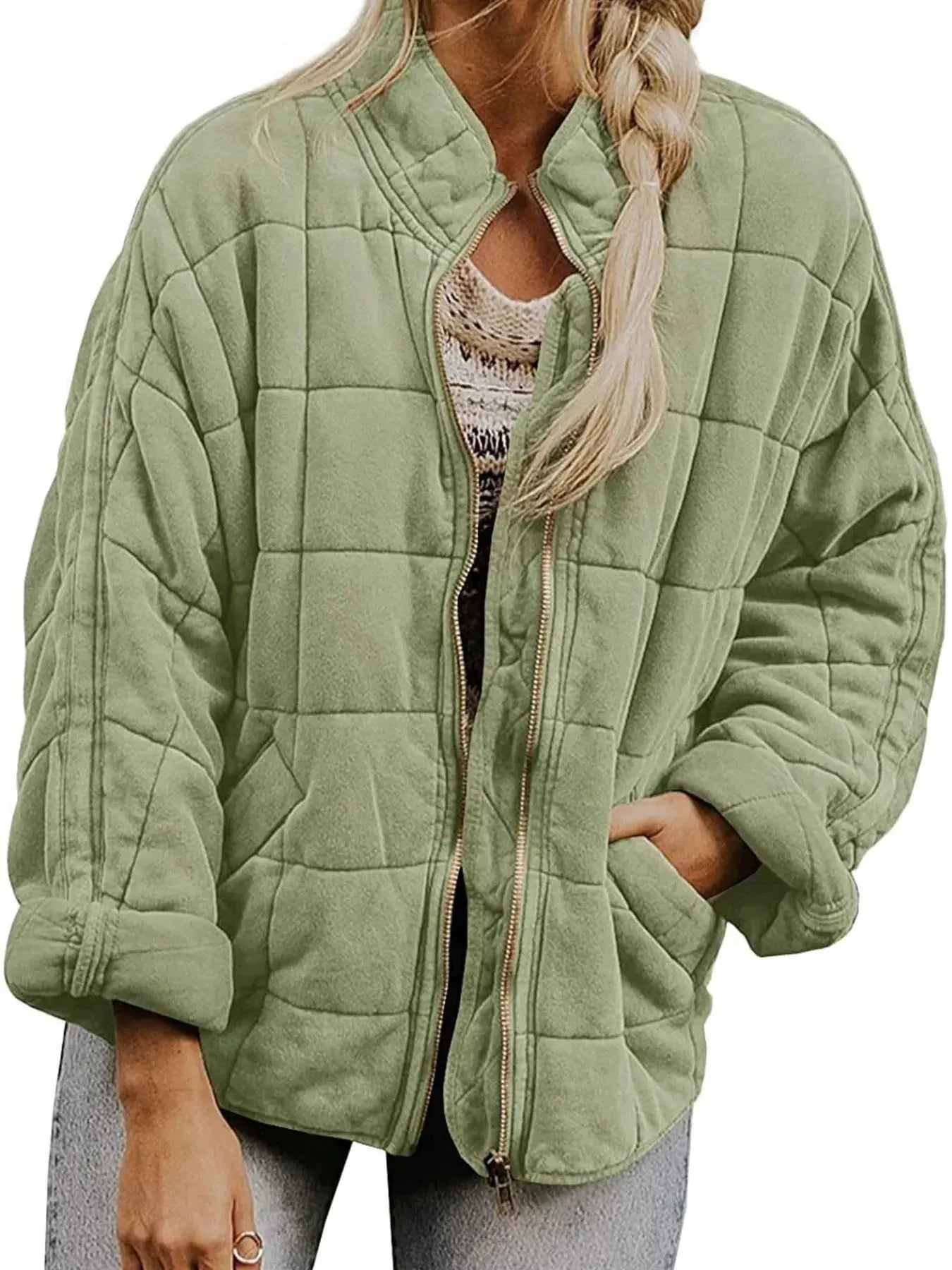 Quilted Zip Up Outerwear | Partner Labels Selection by Partner Label