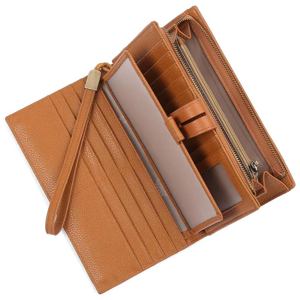 Leather Long Wallet by Partner Label