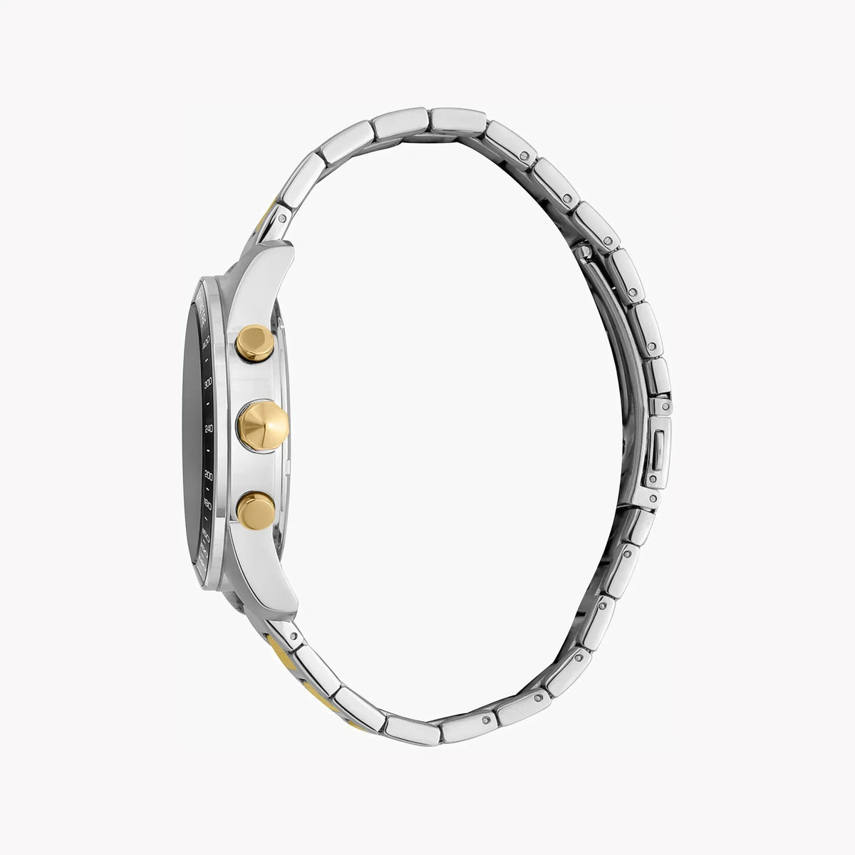 Just Cavalli Men's Silver & Gold Watch, Black Dial | Jc1g204m0075 by JUST CAVALLI