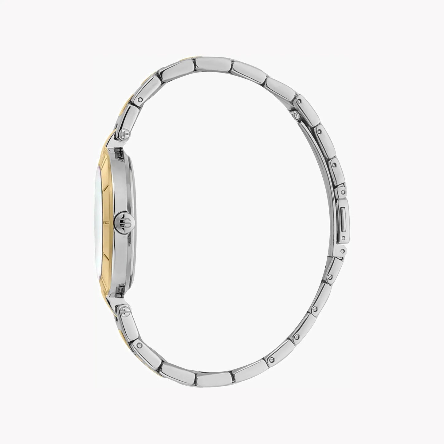 Esprit Women's Silver & Gold Stainless Steel Watch, White Dial | Es1l123m0045 by ESPRIT