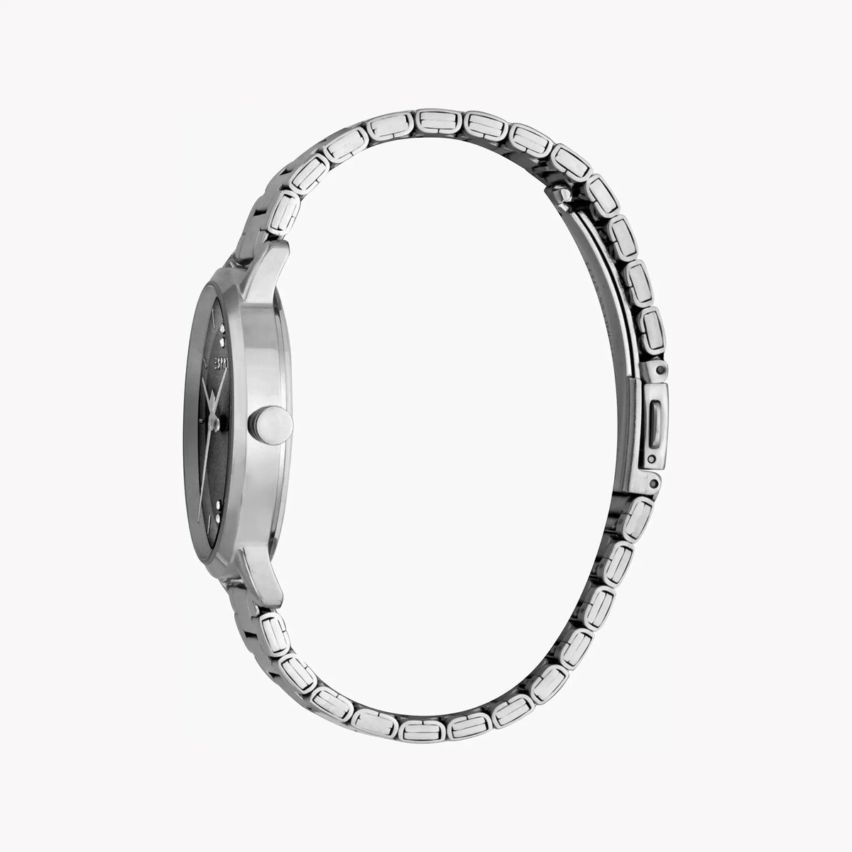 Esprit Women's Silver Stainless Steel Watch, Black Dial | Es1l179m0035 by ESPRIT