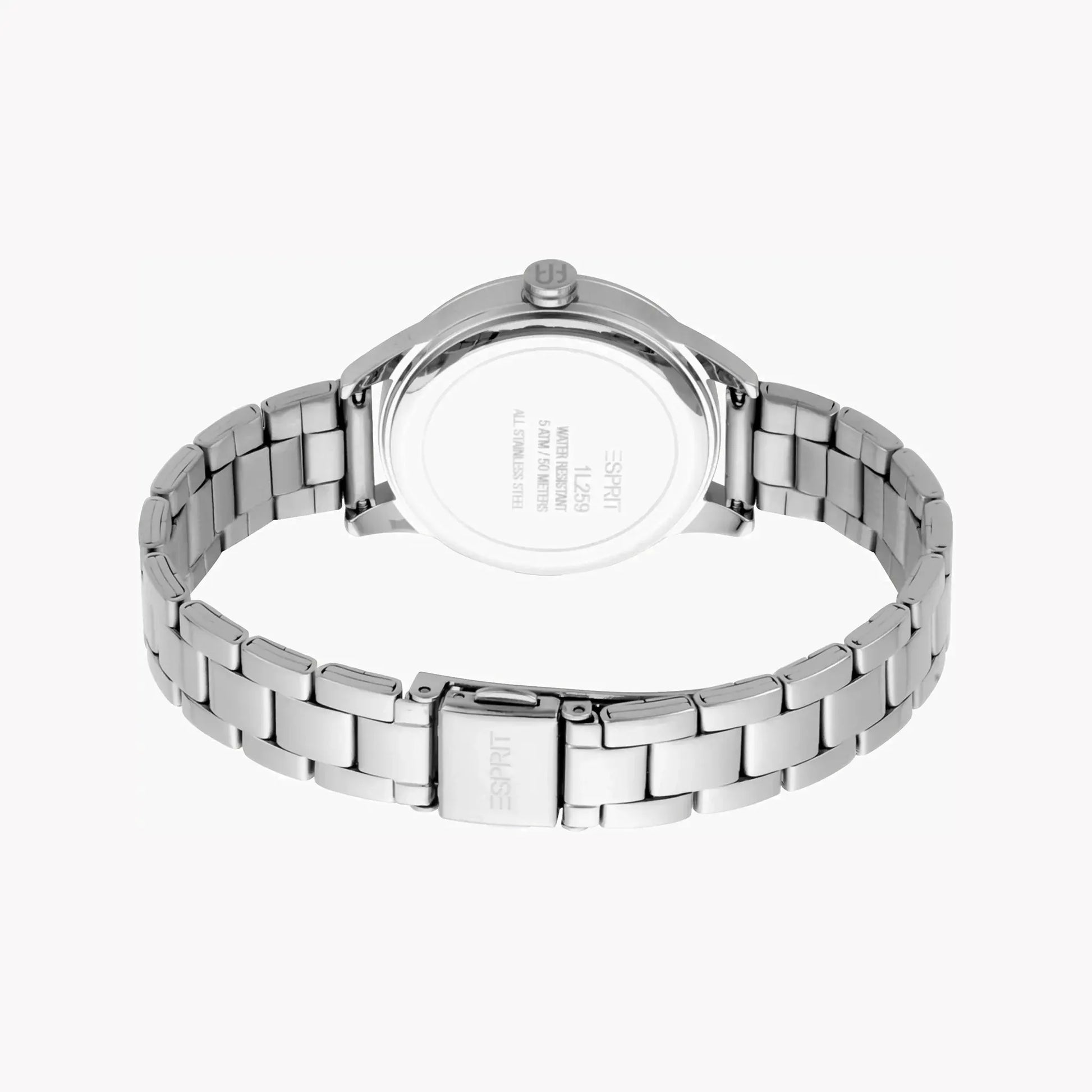 Esprit Women's Silver Stainless Steel Watch, Silver Dial | Es1l178m0025 by ESPRIT