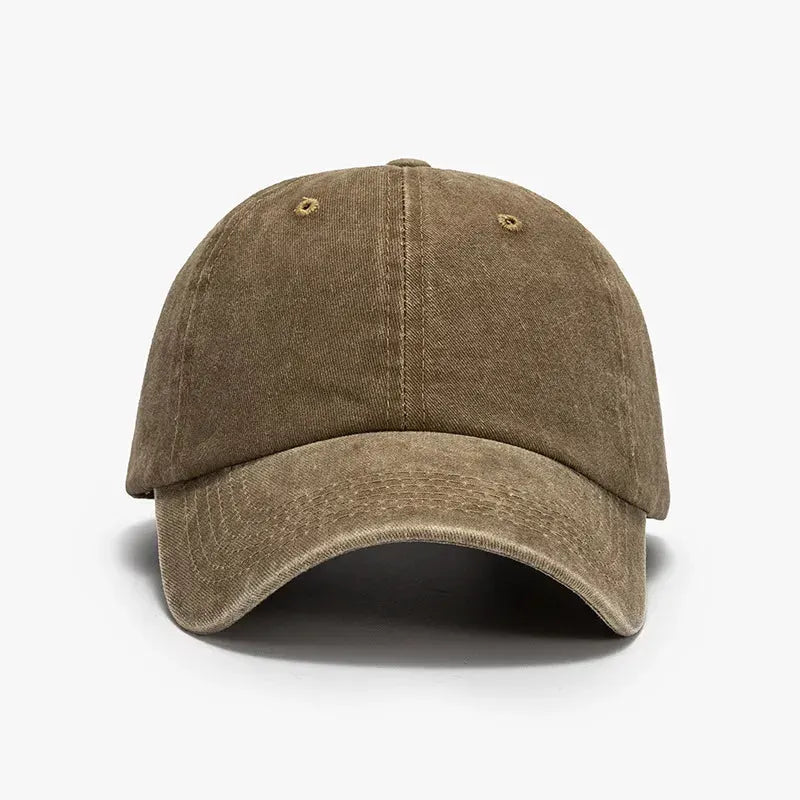 Washed Curved-Brim Baseball Cap by Partner Label