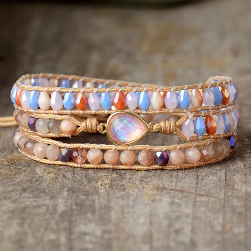 Opal Beaded Bracelet by Partner Label