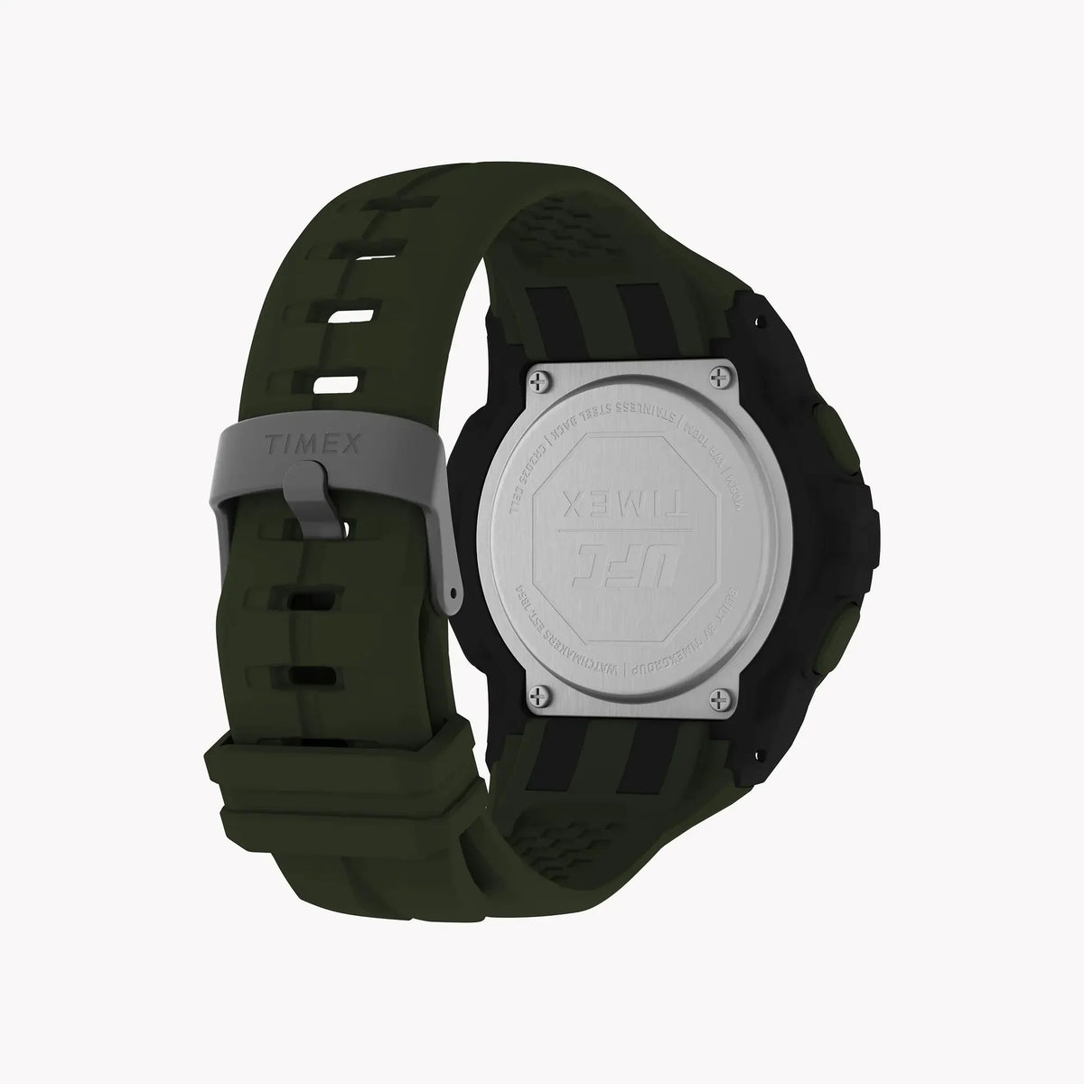 Timex Men's Black Resin Watch, Green Band | T5k836 by TIMEX
