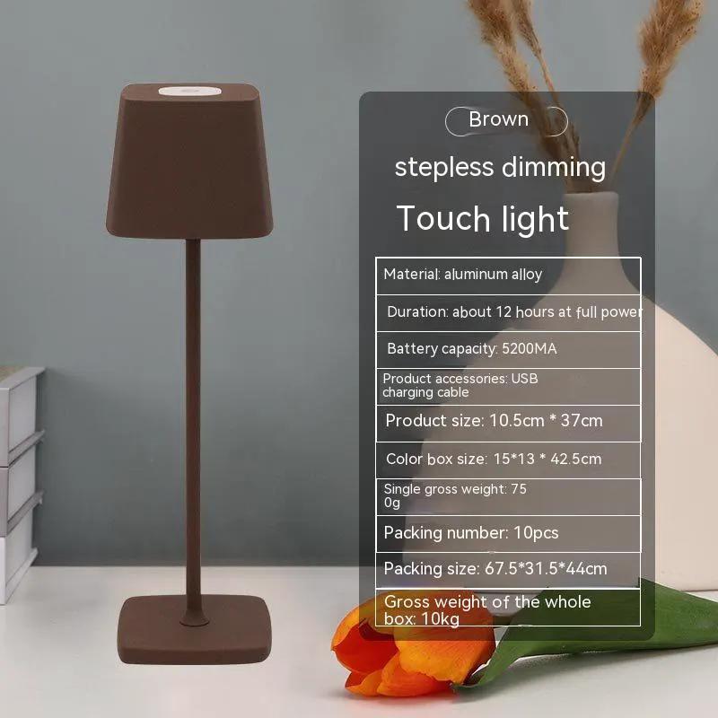 USB Rechargeable Desk Lamp Bedroom Touch Led Atmosphere Small Night Lamp by Maiden-Art