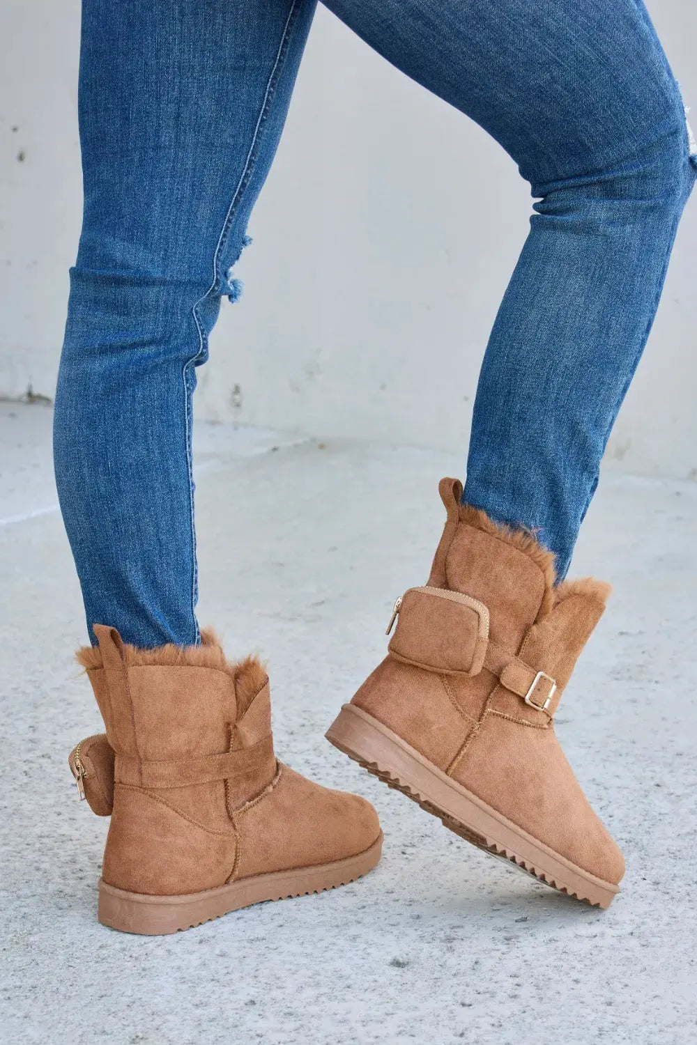 Forever Link Plush Thermal Flat Boots by Forever Link
