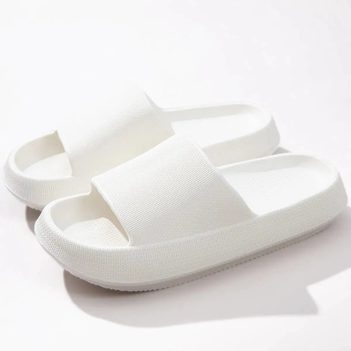 Open Toe Platform Slippers by Partner Label