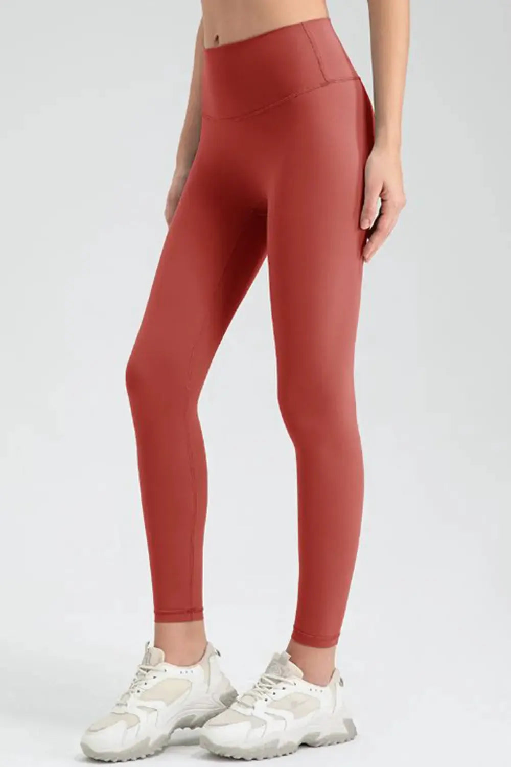 Wide Waistband Sport Leggings by Partner Label