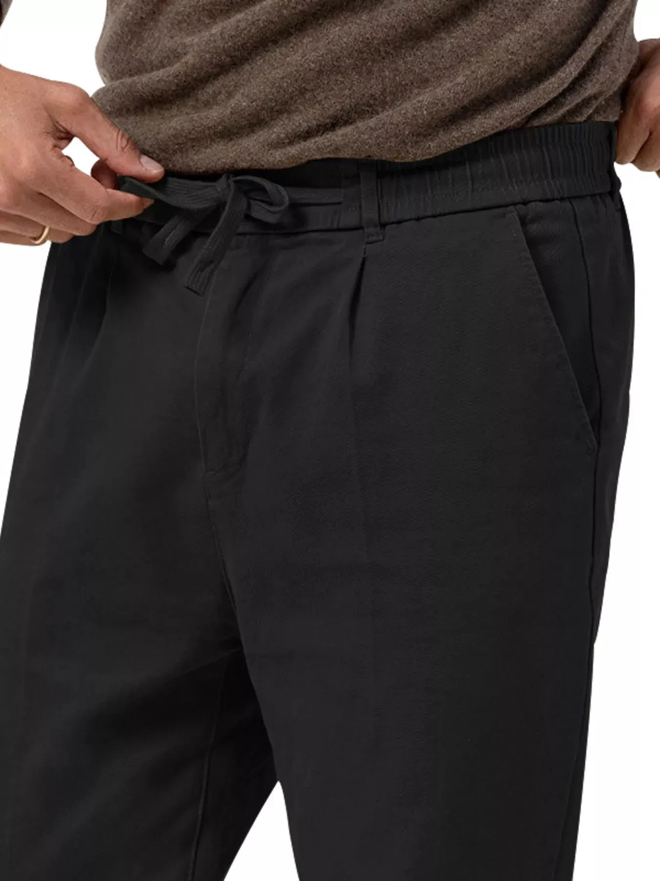 Men's Full Size Casual Drawstring Pants Plus Size by Trendsi