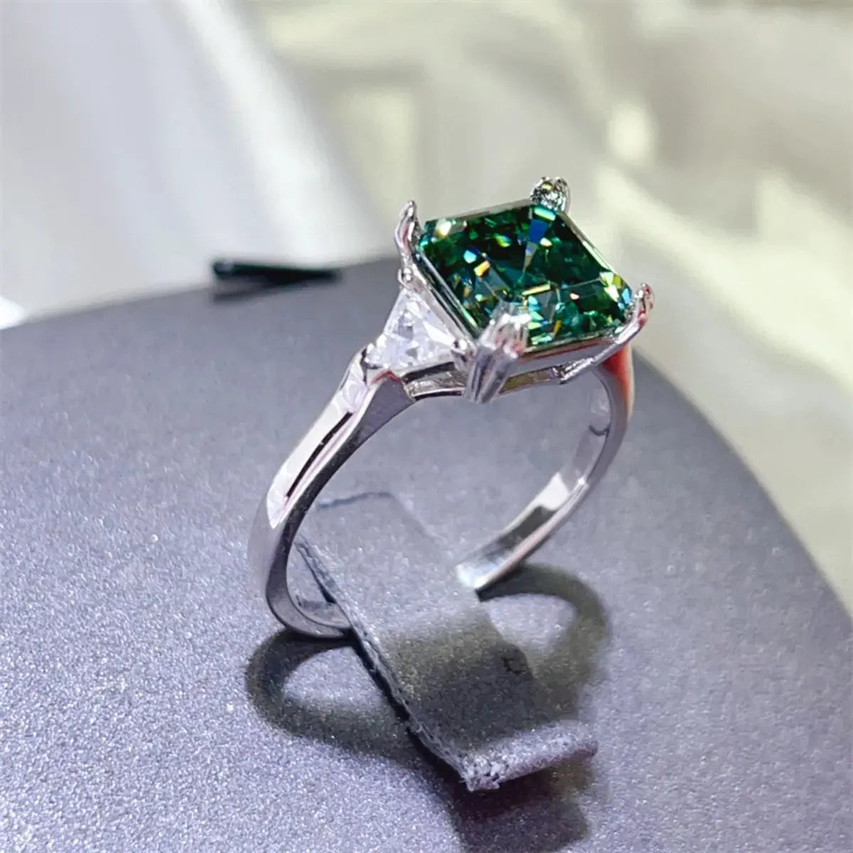 3 Carat Moissanite 925 Sterling Silver Ring by Partner Label