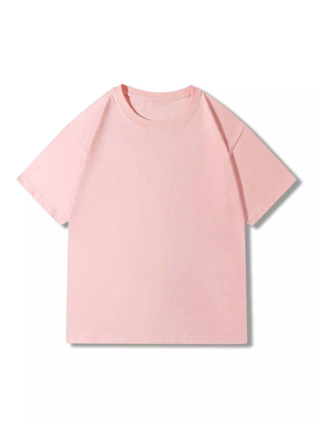 Men's Full Size Classic Crew Neck Solid Color T-Shirt Plus Size by Trendsi