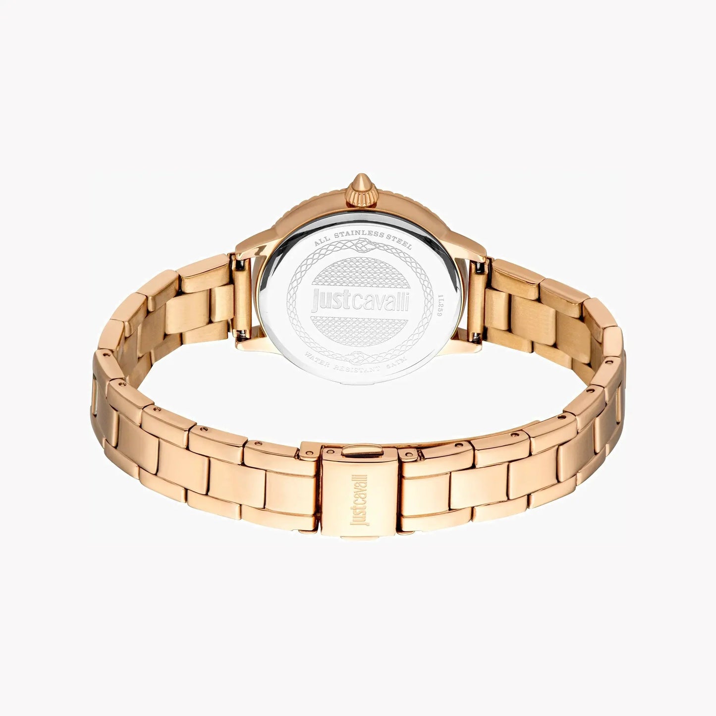 Just Cavalli Women's Rose Gold Stainless Steel Watch, Silver Dial | Jc1l259m0075 by JUST CAVALLI