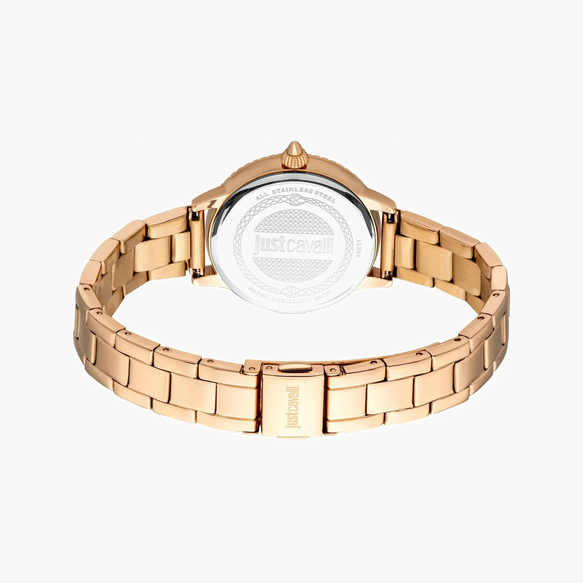 Just Cavalli Women's Rose Gold Stainless Steel Watch, Silver Dial | Jc1l259m0075 by JUST CAVALLI