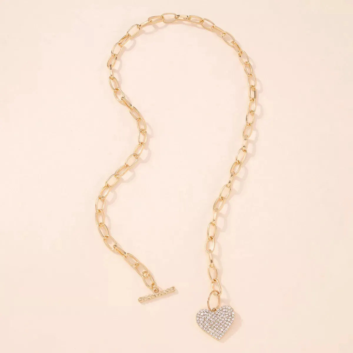 18K Gold-Plated Heart Pendant Necklace by Partner Labels