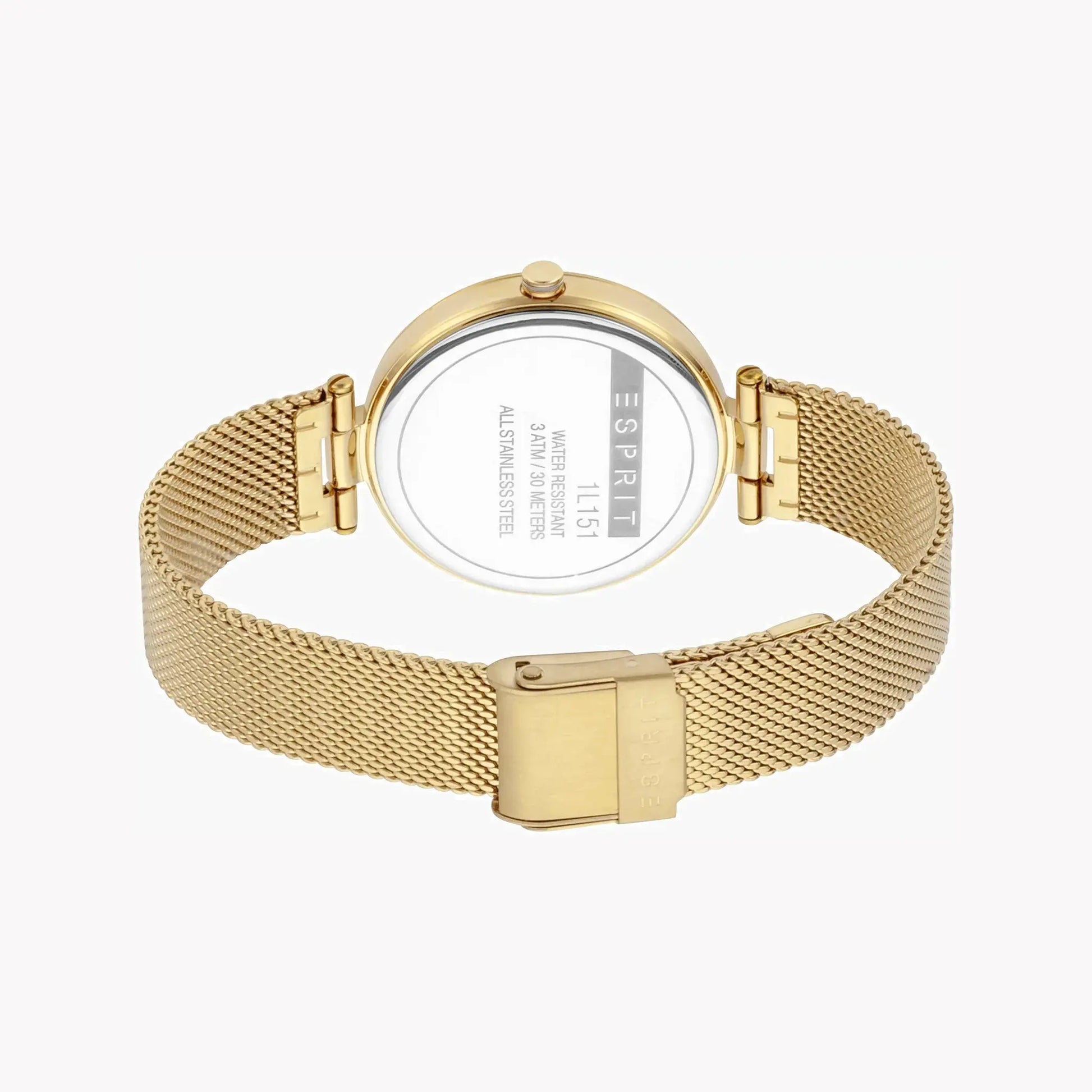 Esprit Women's Gold Stainless Steel Watch, Champagne Dial | Es1l215m0035 by ESPRIT