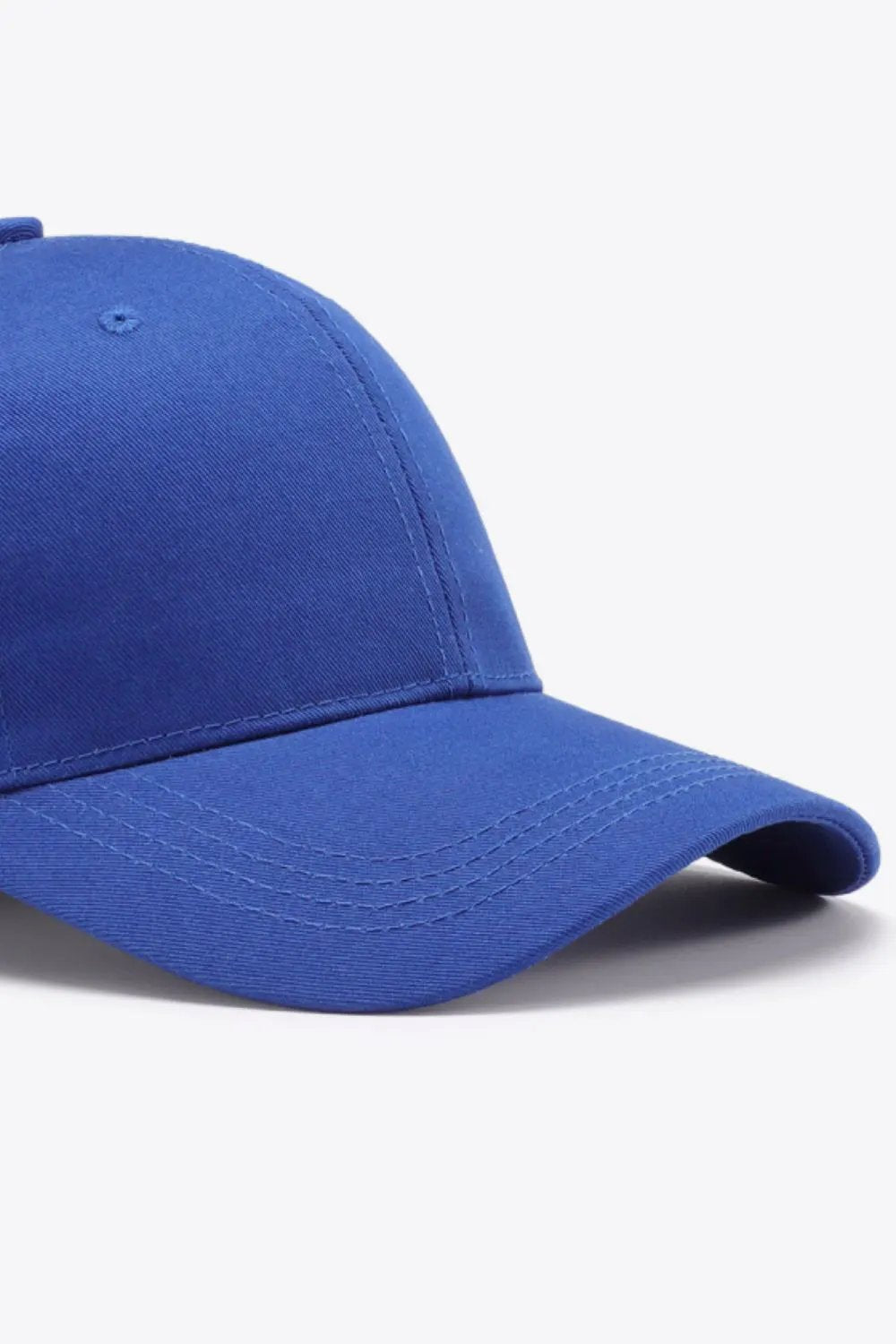 Plain Adjustable Cotton Baseball Cap by Partner Label