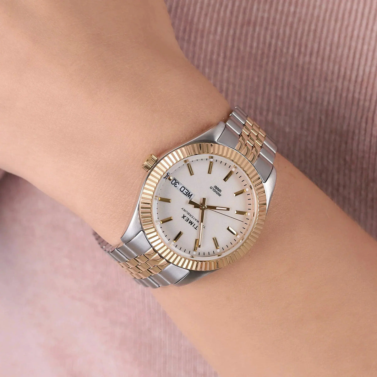 Timex Women's 2t Stainless Steel, Gold Dial | Tw2u78600 by TIMEX