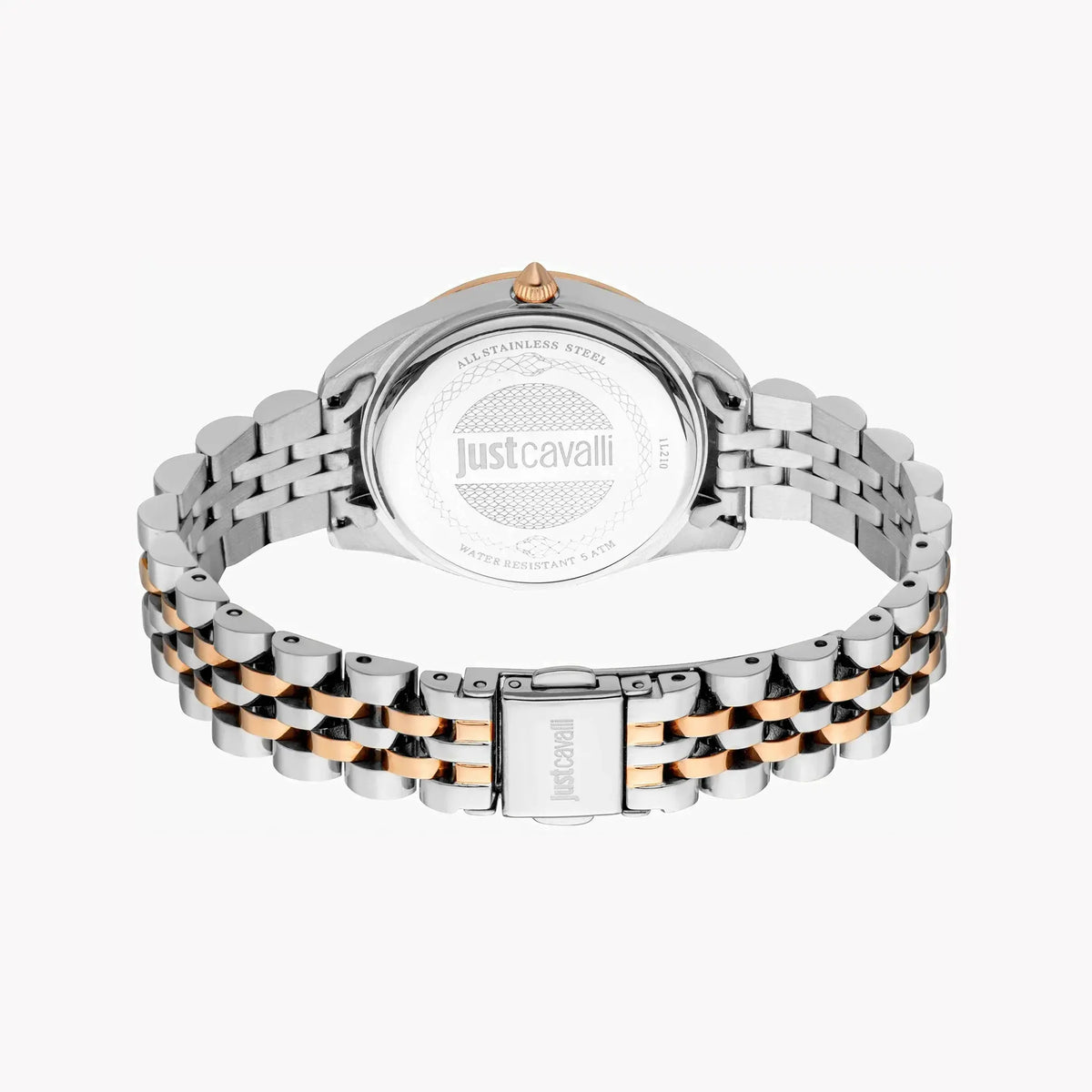Just Cavalli Women's Two Tone Stainless Steel Watch, Silver Dial | Jc1l210m0505 by JUST CAVALLI