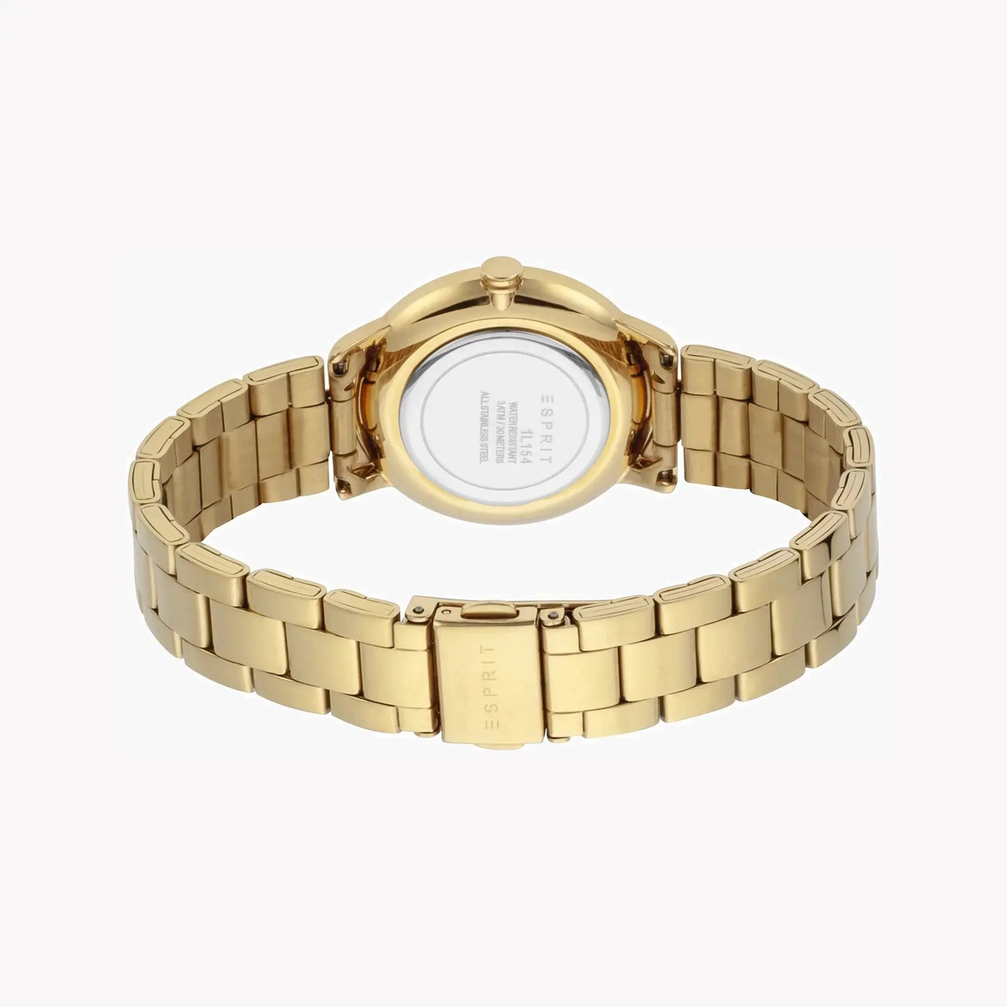 Esprit Women's Gold Stainless Steel Watch, Champagne Dial | Es1l188m0075 by ESPRIT