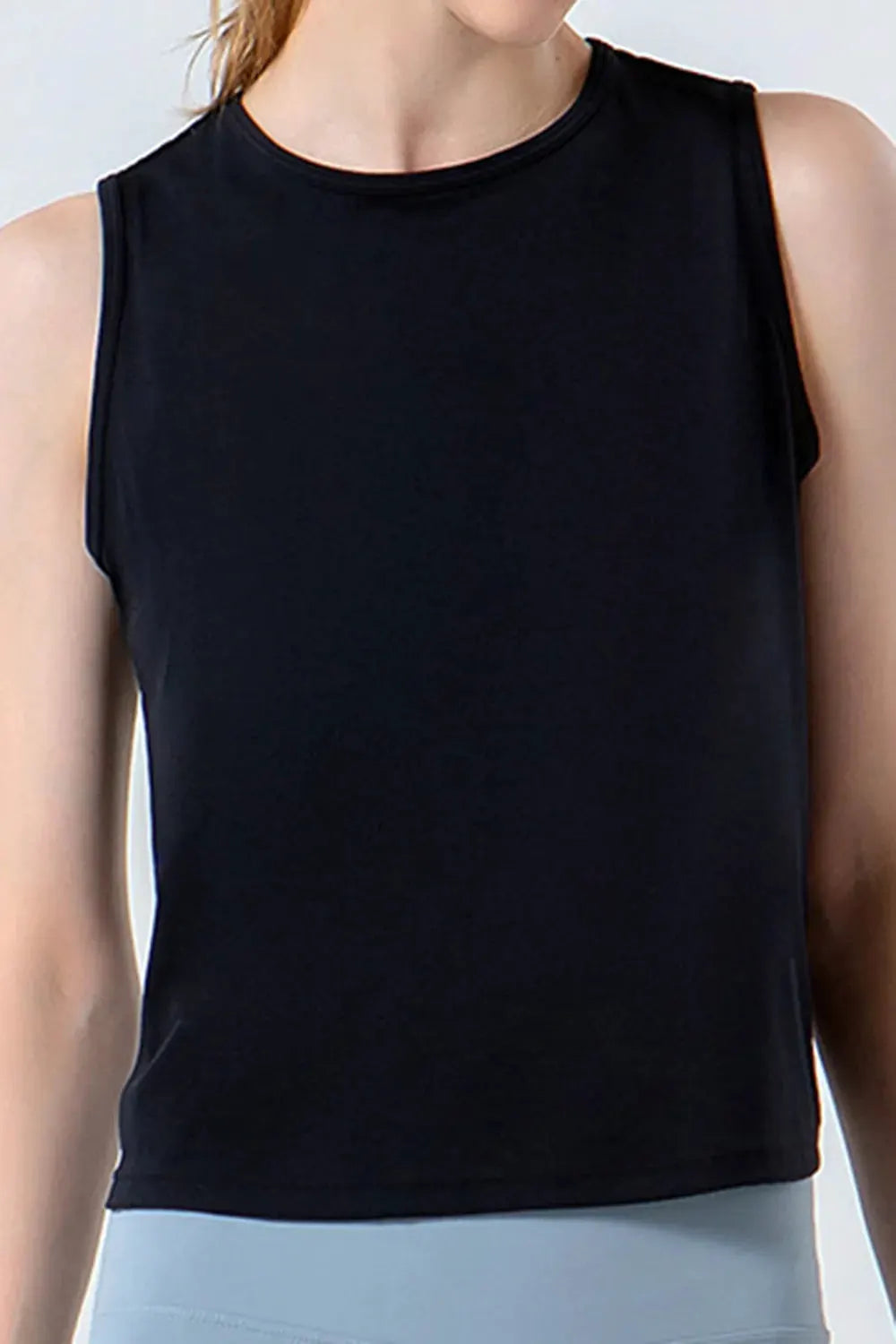 Round Neck Active Tank by Partner Label