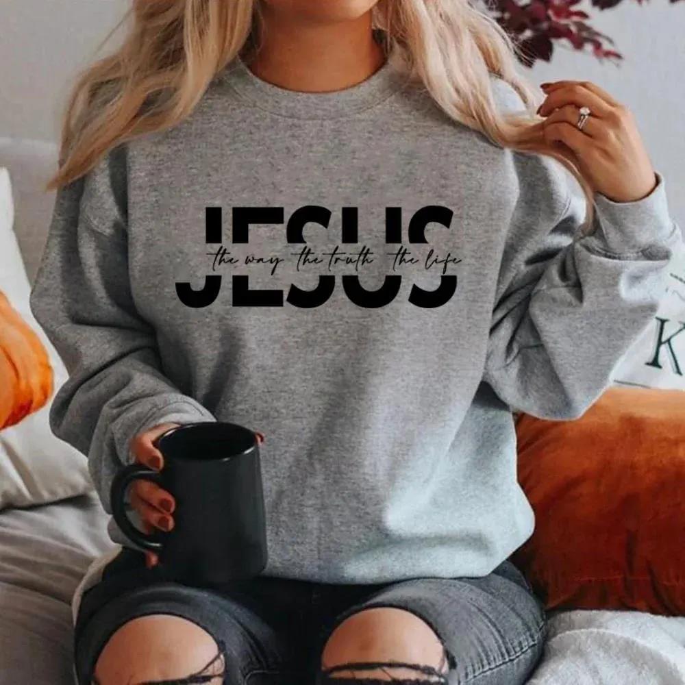 The Way The Truth The Life Sweatshirt Christian Hoodie by Maiden-Art