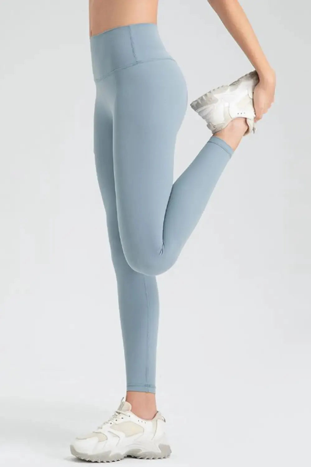 Wide Waistband Sport Leggings by Partner Label