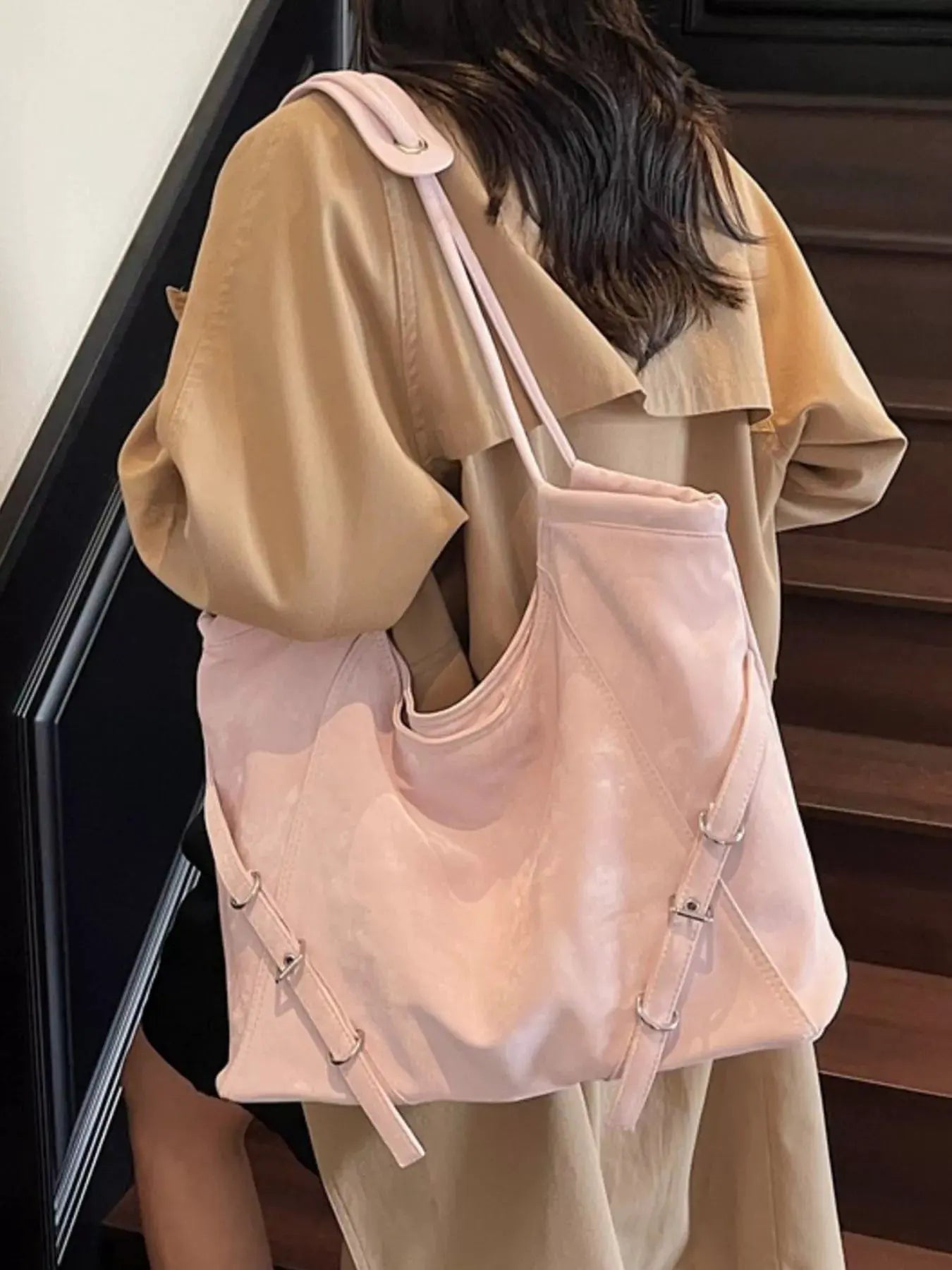 Faux Leather Tote Bag by Partner Label