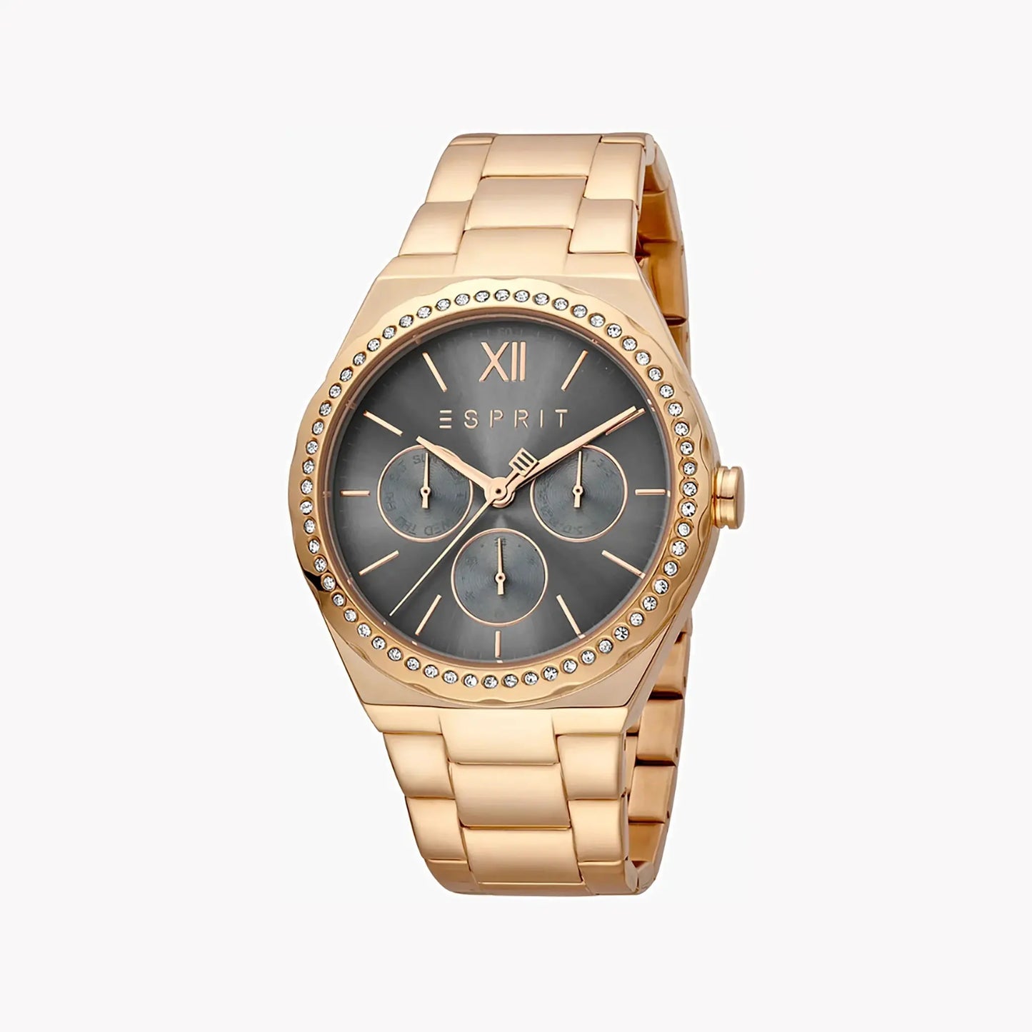 Esprit Women's Rose Gold Watch, Grey Dial | Es1l052m0015 by ESPRIT