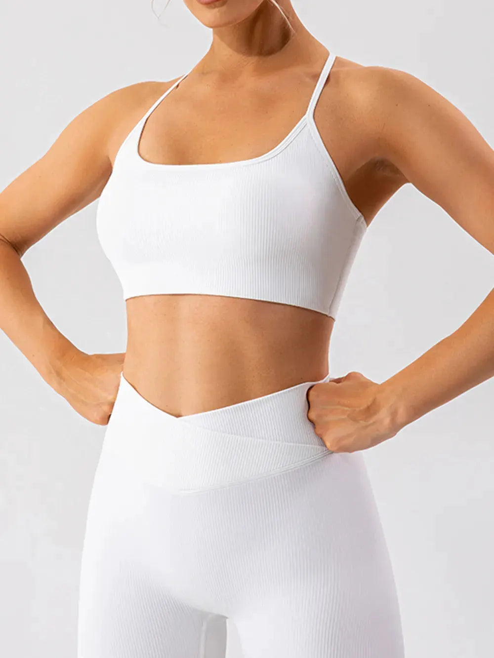 Spaghetti Strap Active Bra by Partner Label