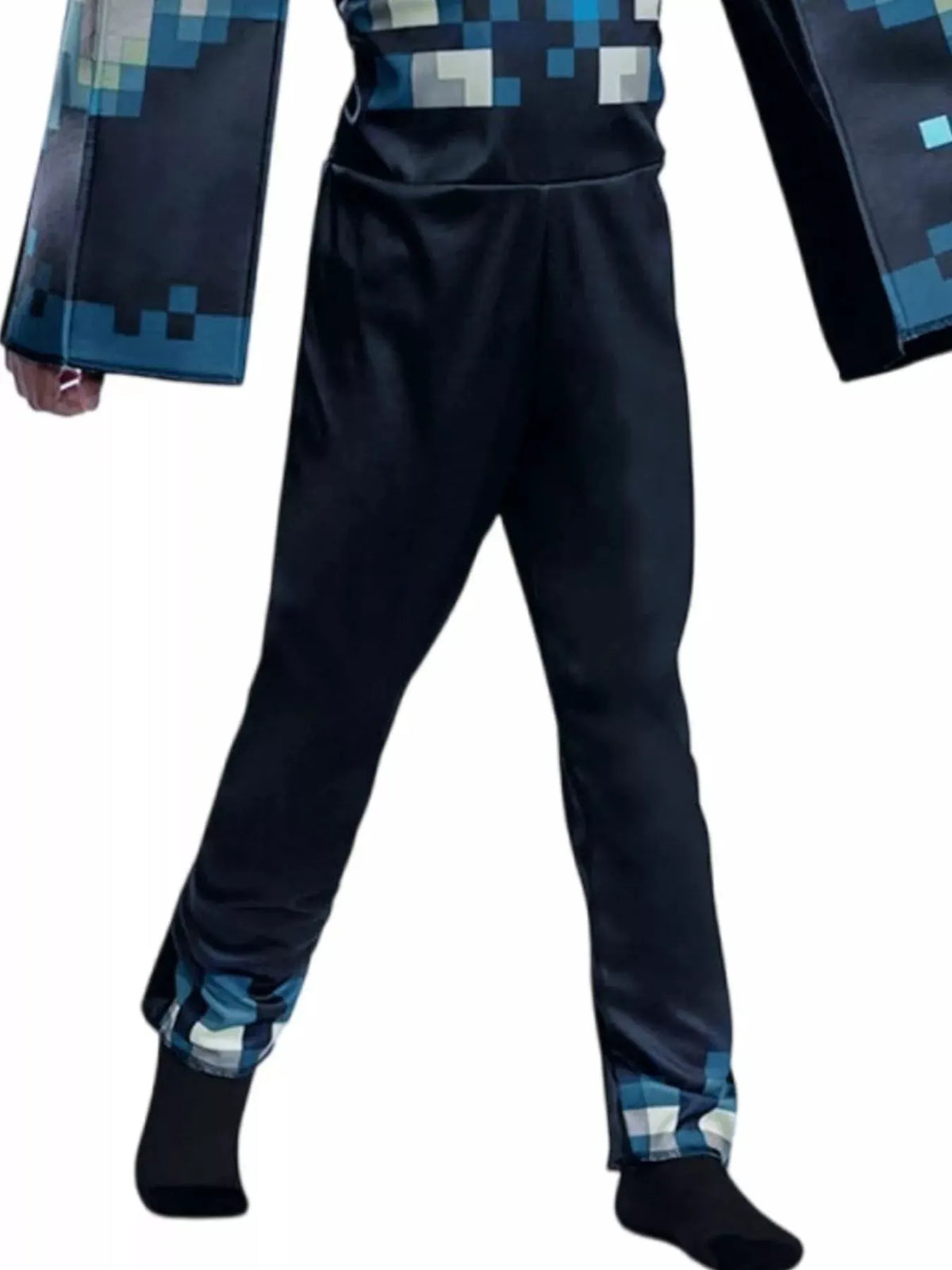 Children's Minecraft Pixelated Print Costume Set by Trendsi