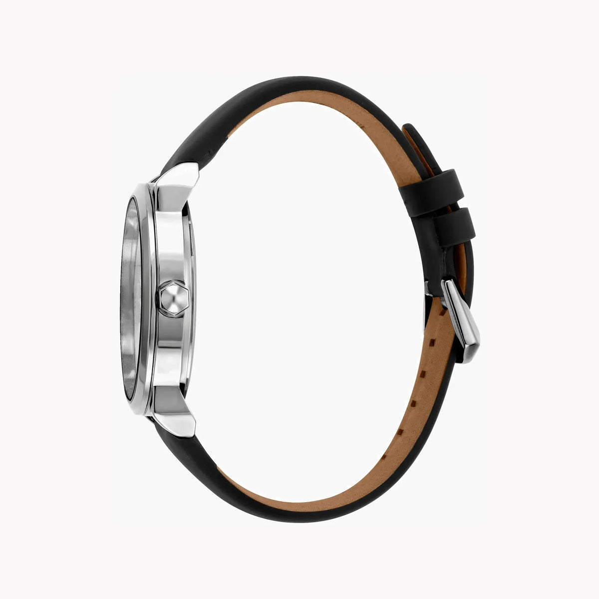 Just Cavalli Men's Silver Dial Watch, Black Leather Band | Jc1g079l0015 by JUST CAVALLI