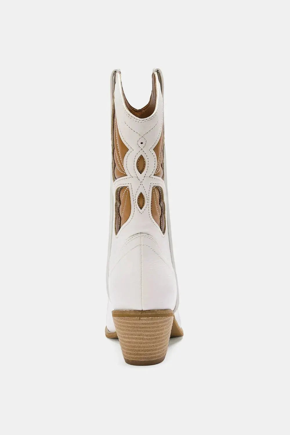 Beast Fashion Butterfly Cut Detail Point Toe Boots by Beast Fashion