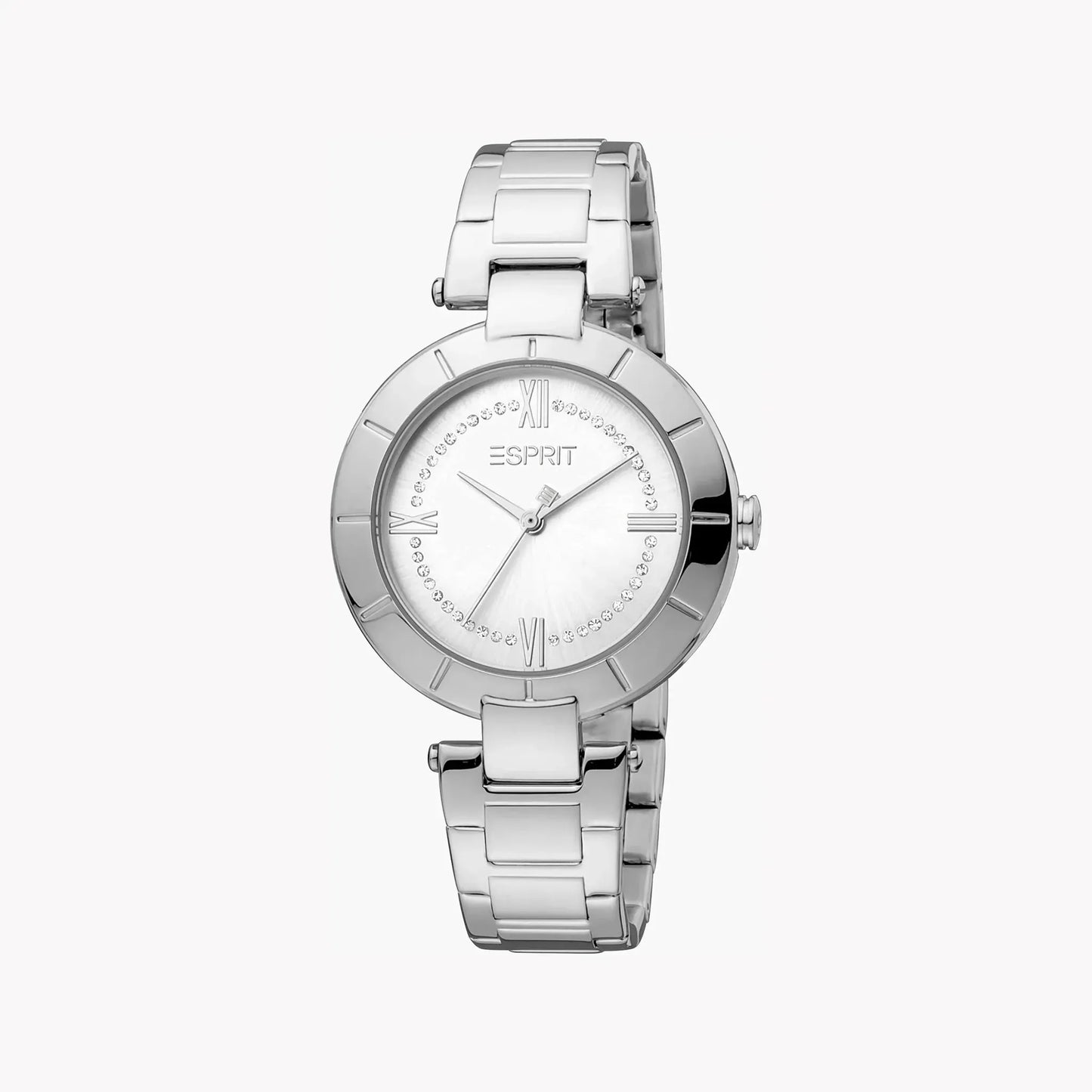 Esprit Women's Silver Stainless Steel Watch, Silver Dial | Es1l202m0035 by ESPRIT