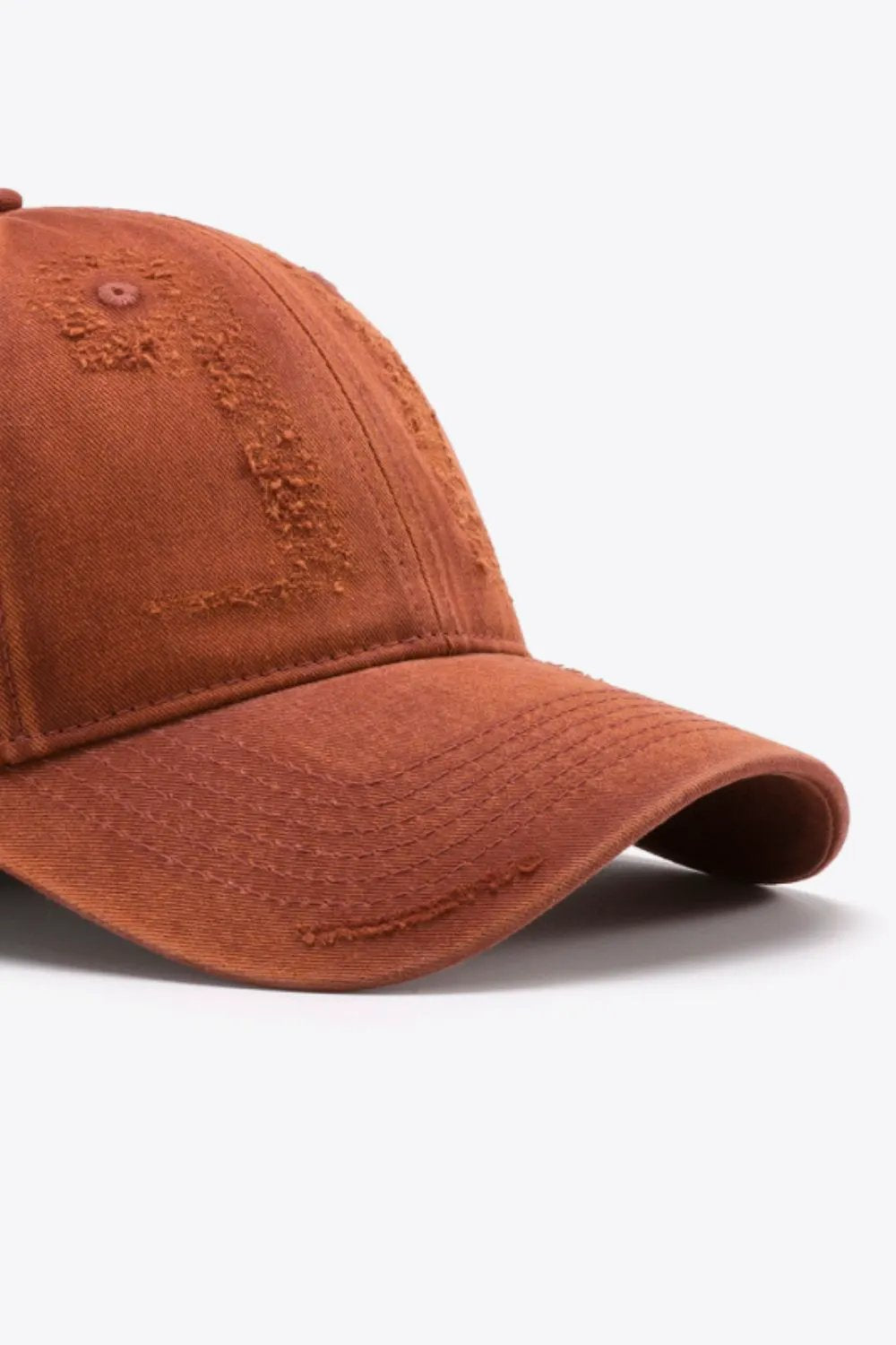 Distressed Adjustable Baseball Cap by Partner Label